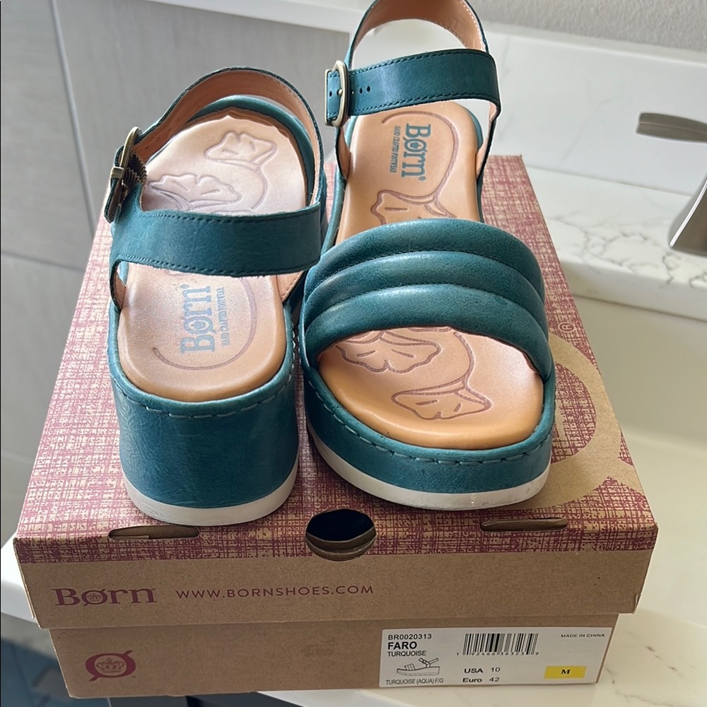 Born Faro Turquoise Sandals